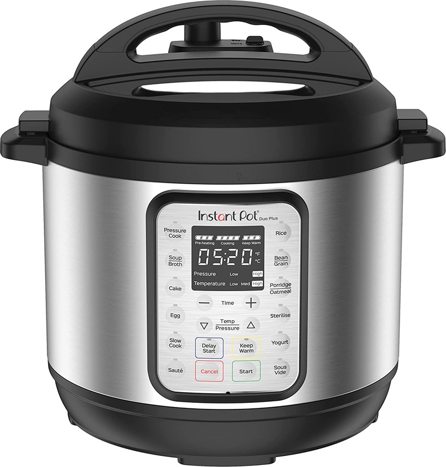 INSTANT POT 9-in-1 Duo Plus 3L Electric Pressure Cooker. NB: Used.