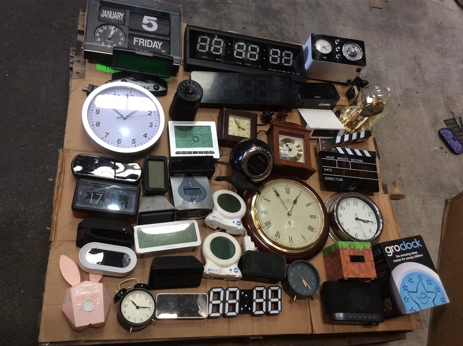 Mixed Clocks, Alarm Clocks, Wall Clocks, Digital Clocks & Timekeeping
