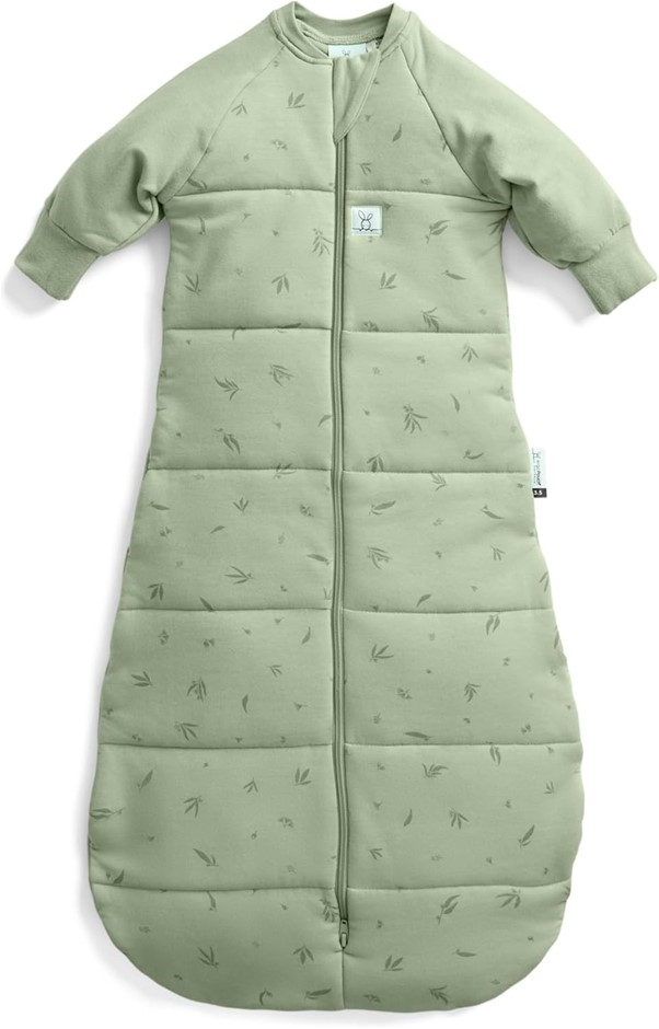 ERGOPOUCH 3.5 TOG Sleeping Bag With Sleeves, 3-12 Months, Willow Print.