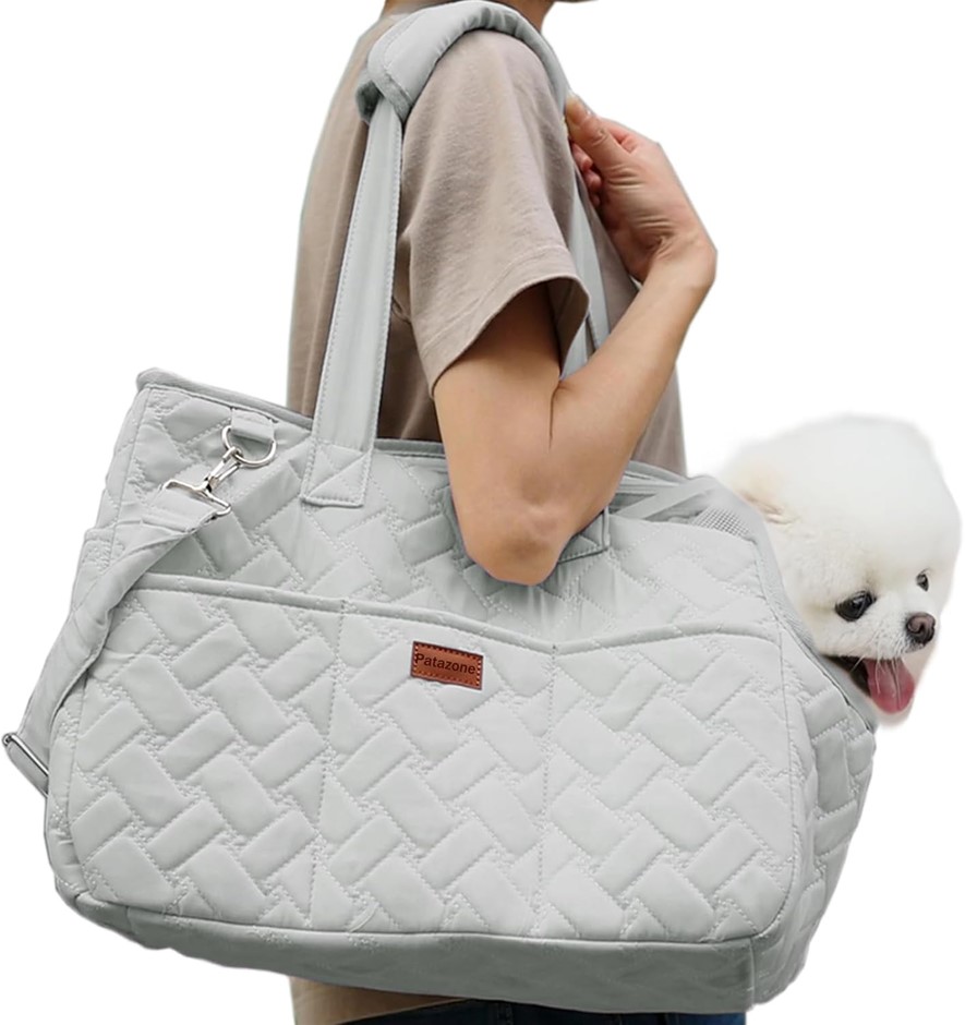 PATAZONE Small Dog Carrier Handbag with Multiple Pockets,Breathable Mesh,So
