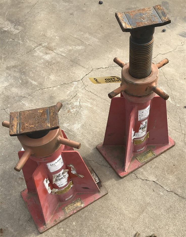 2x Axel Stands - 12.0t - Emerald