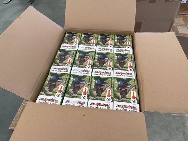 Unreserved Retick Sprinkler Repairer Assorted Quantity Boxes