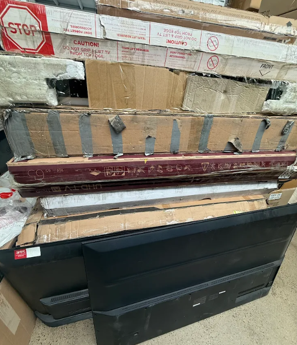 13 x Assorted Smart TVs (WORTH $10K) NB: All broken screen. For parts. I