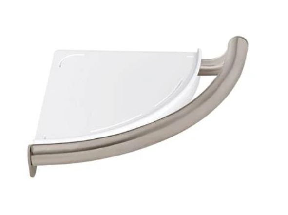 Delta 41516-SS- Contemporary Corner Shelf W/Assist Bar