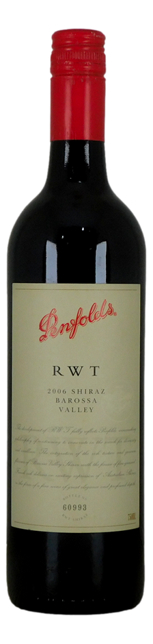Penfolds RWT Shiraz 2006 (1 x 750mL), Barossa, SA.