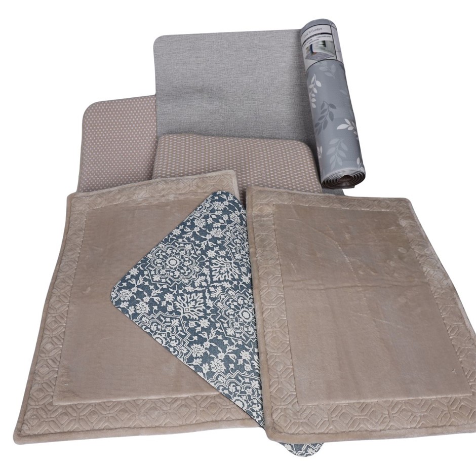 11 x Assorted Rugs & Mats, inc. MINERAL SPRING & SIGNATURE, And More. NB: S