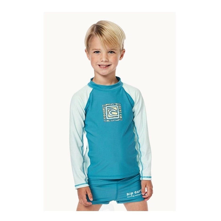 RIP CURL Boy's Tubes UPF 2 Piece Set, Size 1-2, Ocean. RRP: $79.99.  Buyers