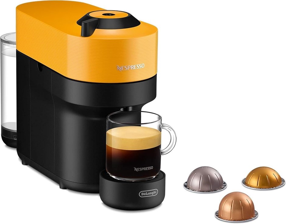 DELONGHI Nespresso Vertuo Pop ENV90.Y, Automatic Coffee, Single-Serve Capsu
