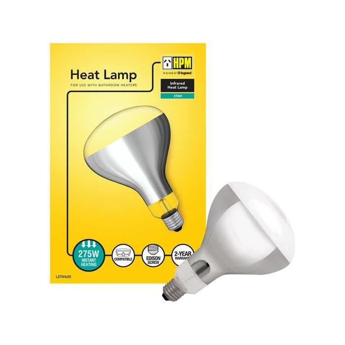 HPM L275HLES 275W Bathroom Heat Lamp Bulb
