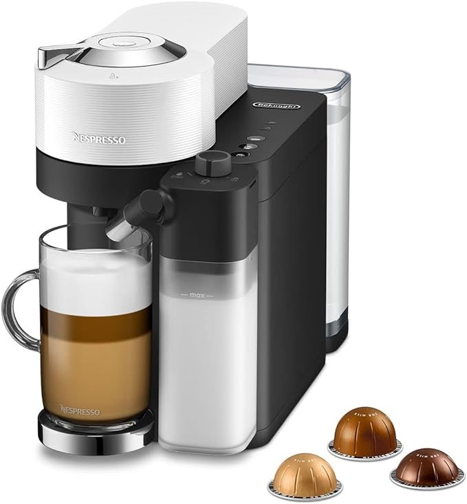 DE'LONGHI Nespresso Vertuo Lattissima ENV300.W, Automatic Milk Frother, 150