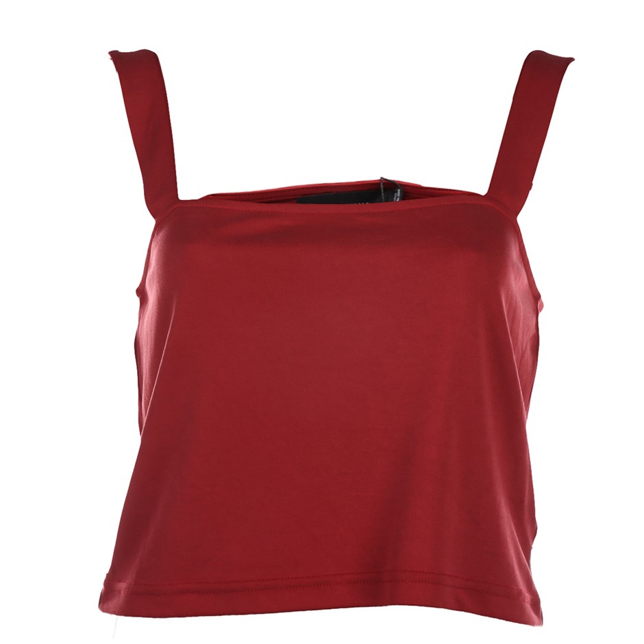 MINK PINK Secret Society Modal Top. Size M, Colour: Berry.