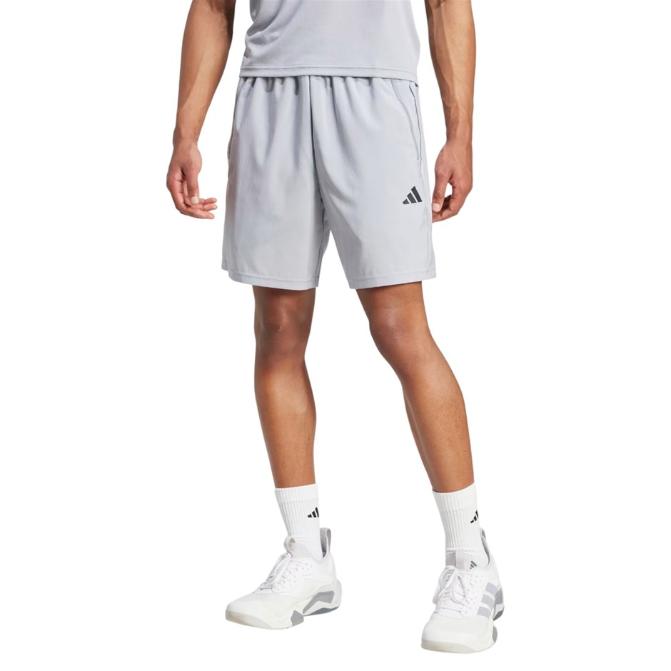 ADIDAS Men's TR-ES Woven Shorts, Size AU 2XL 7", HaloSilver/Black, JX2716.