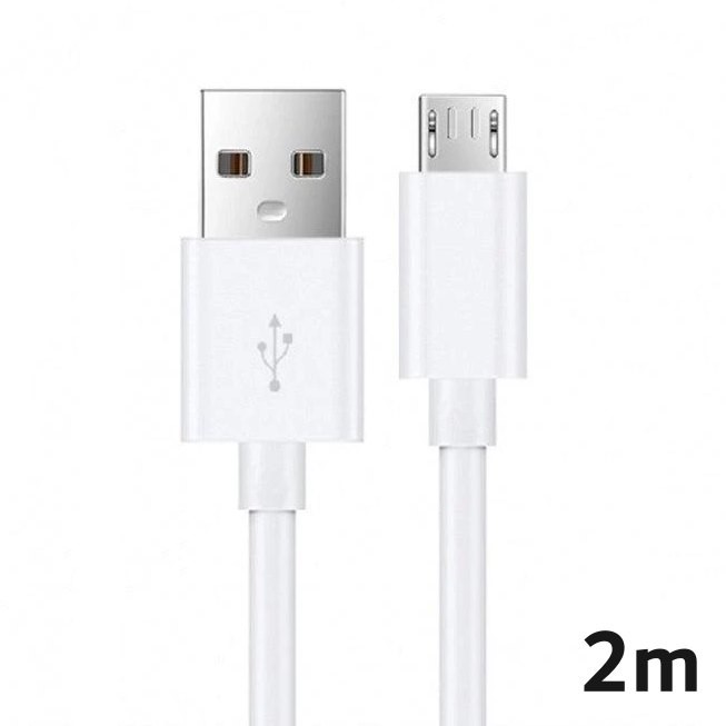 MICRO USB TO USB CABLE (2m, White)