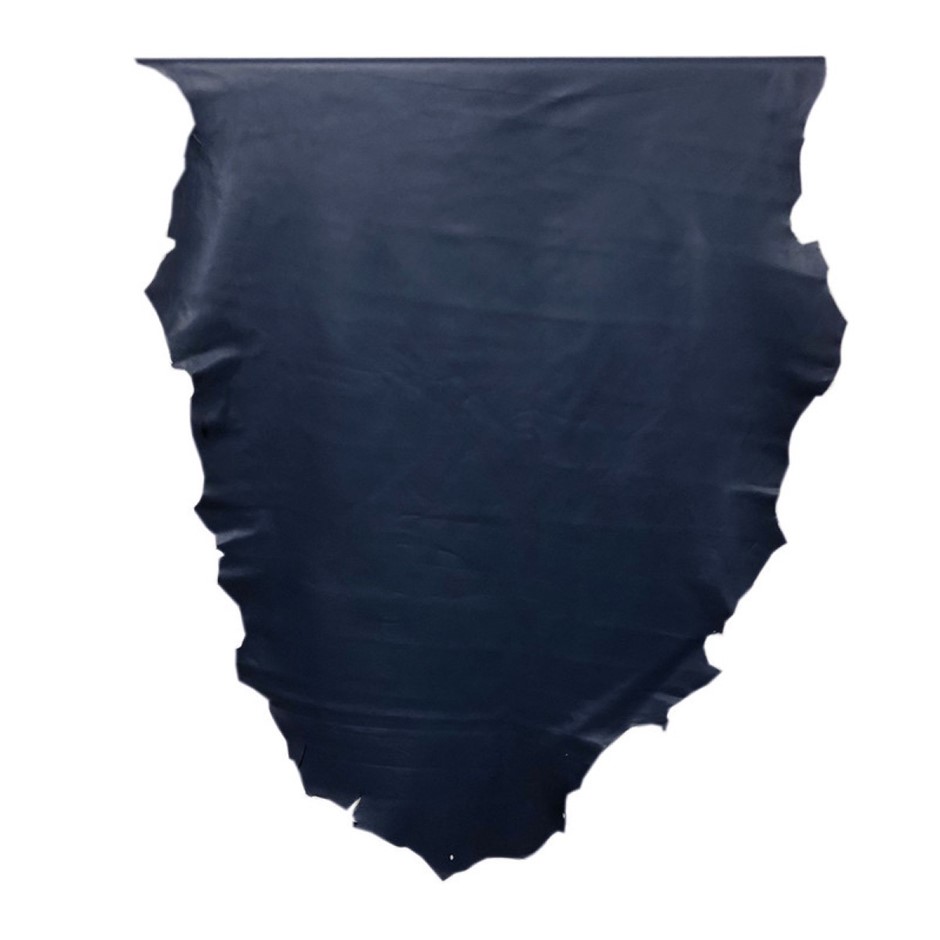 8sqft Top Grade Navy Blue Nappa Lambskin Leather Hide