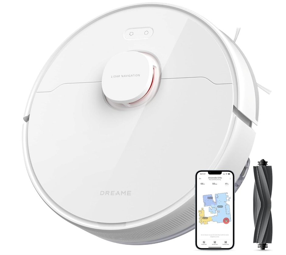 Dreame D10s Robot Vacuum Cleaner and Mop, 5000Pa Up to 280 Minutes Runtime