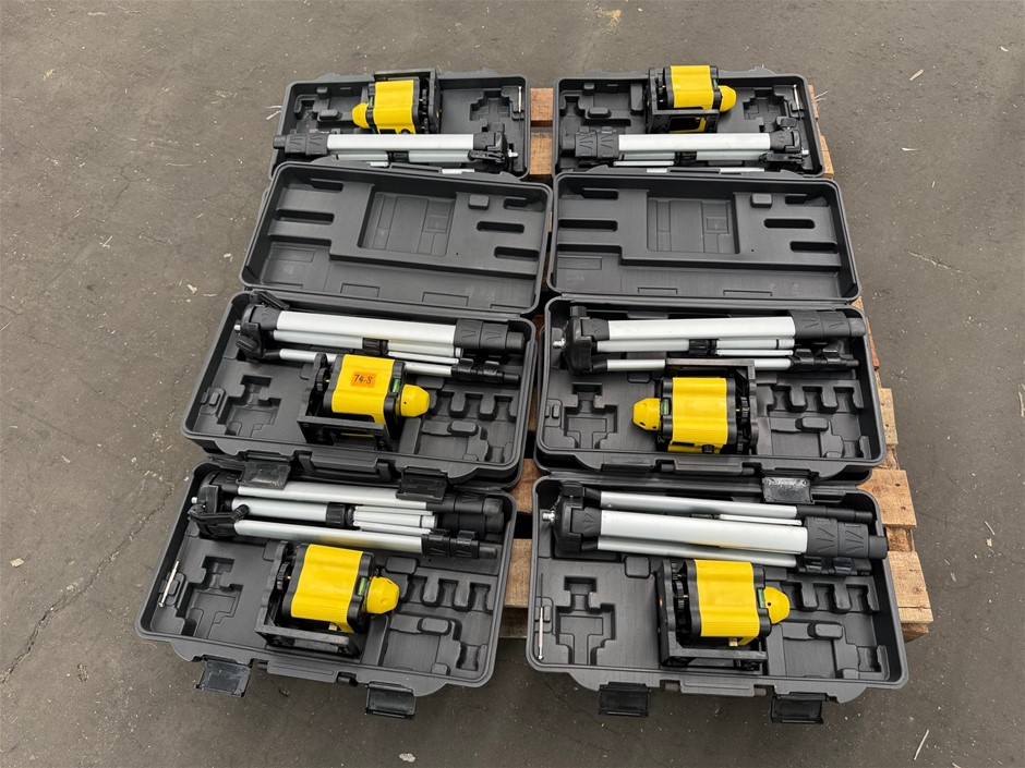 Rotating Laser Level with Adjustable 120cm Tripod x 6 units