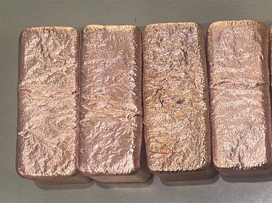 1 kilo copper bar x 4 investment grade