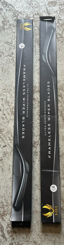 2x Frameless Wire Blades (14")