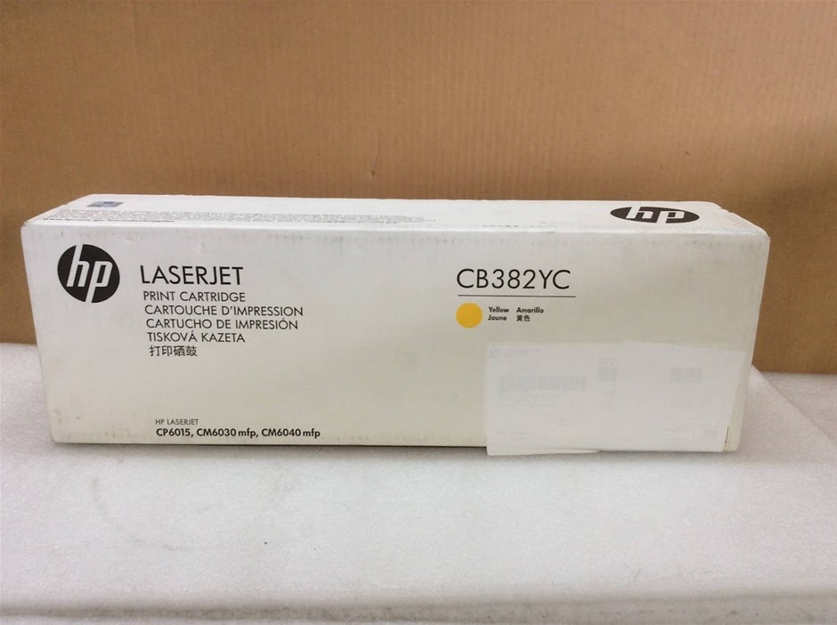 HP CB382YC LaserJet Yellow Print Cartridge - New