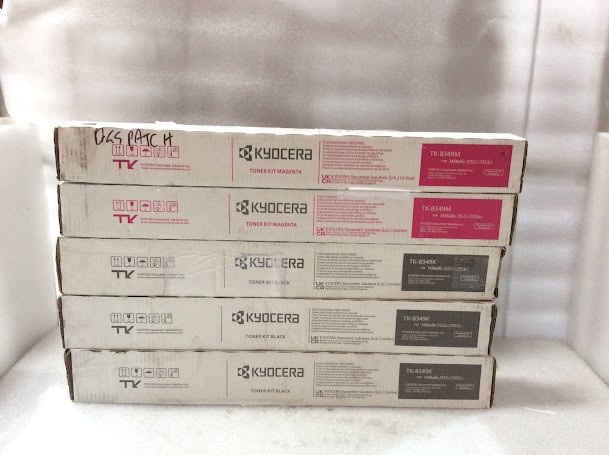 Kyocera TK-8349M&TK-8349K Toner Cartridge New (Lot of 5)