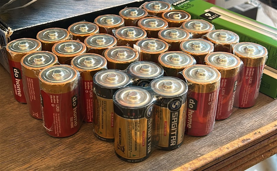 28x Alkaline D Batteries