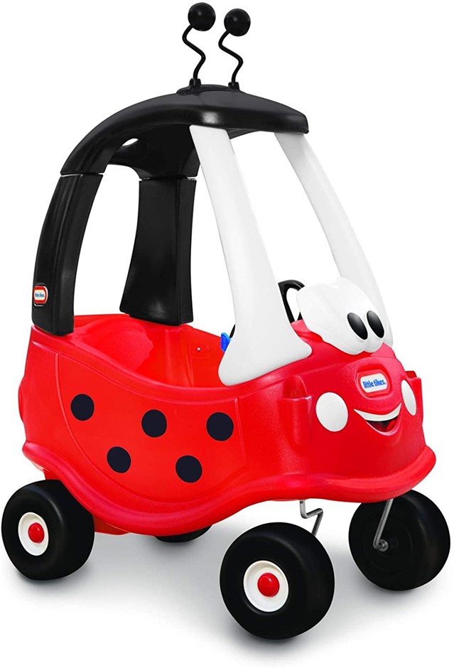 LITTLE TIKES Cozy Coupe, Mixed (Ladybug), Dimensions: 74.9 x 41.9 x 91.4 cm