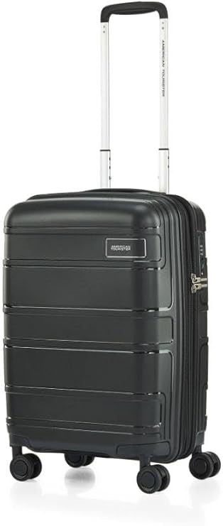 AMERICAN TOURISTER Light Max Suitcase, 55 CM, Black.
