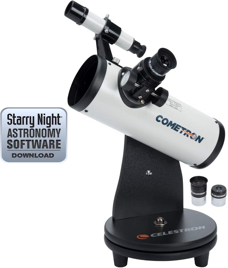 CELESTRON 76mm Cometron FirstScope, Compact and Portable Tabletop Dobsonian