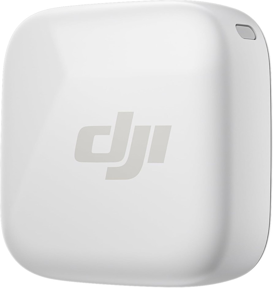 DJI Mic Mini Transmitter (Arctic White), Ultralight, Wireless Lavalier Micr