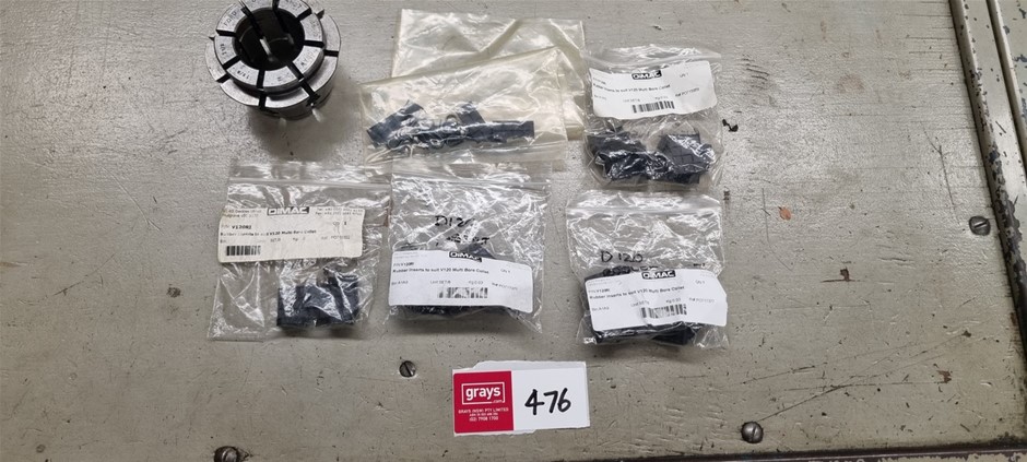 Crawford V120 Collet Rubber inserts Auction (0476-5062183) | Grays ...
