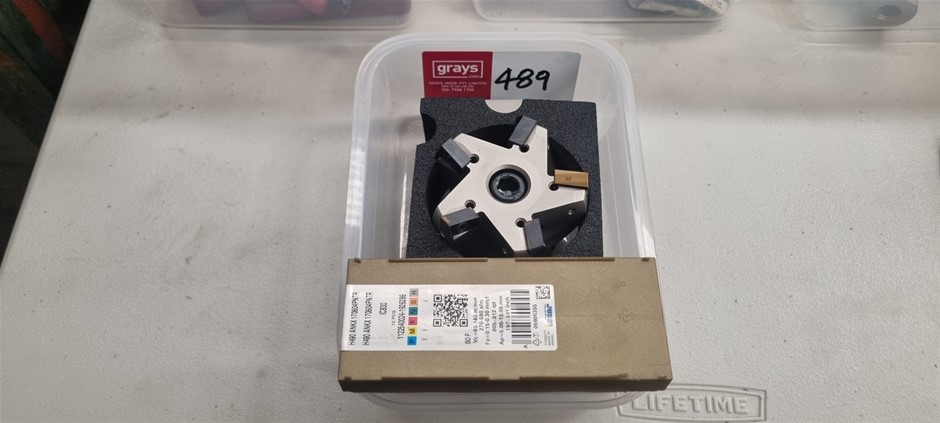 Tipped Milling cutter 80mm and inserts