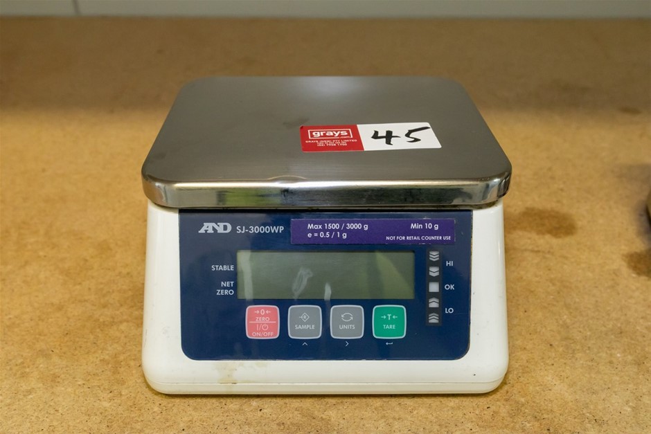 AND SJ-3000WP Digital Scale