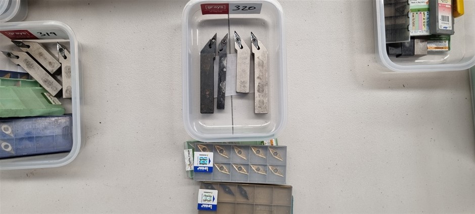 OD Turn Holder 20mm Shank Plus Inserts VCGT