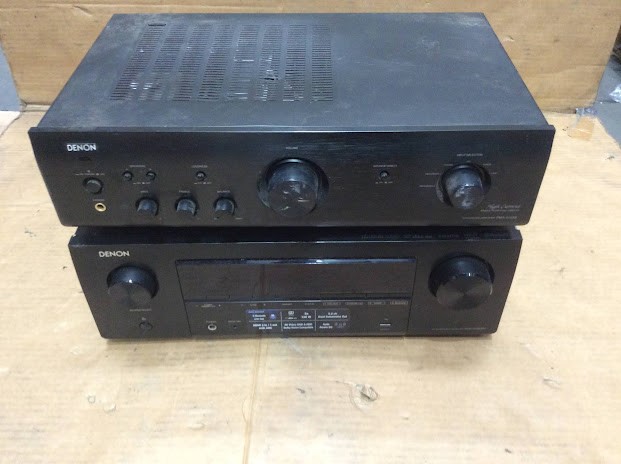 Denon PMA-510AE&AVR-X550BT AV Receiver (Lot of 2)