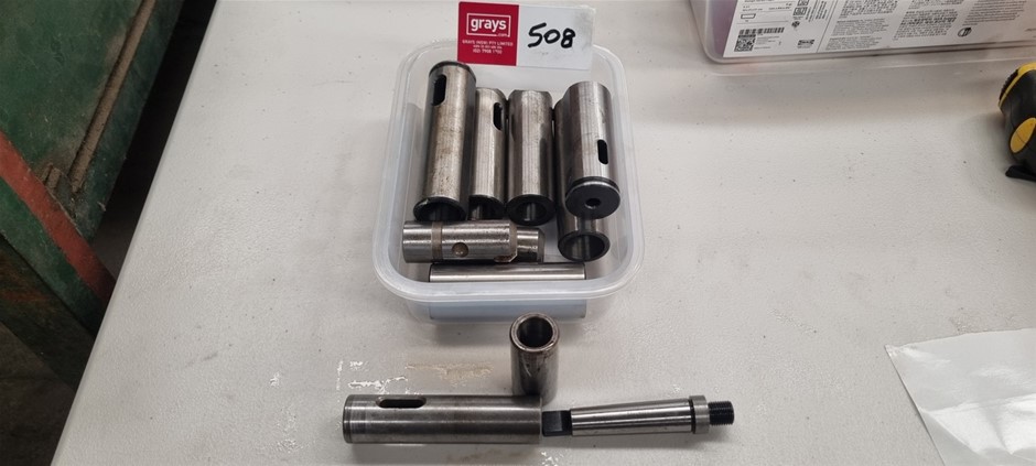 Dia 32mm and Dia 25mm Straight shank adaptors to tapered drills