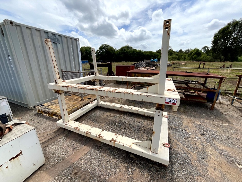 White transport Stillages x 2