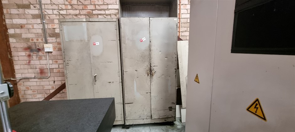 Steel Cabinet with Shelving and doors