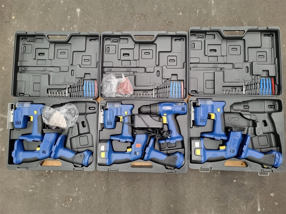 18V Power Tool Set of 4pc x 3 units