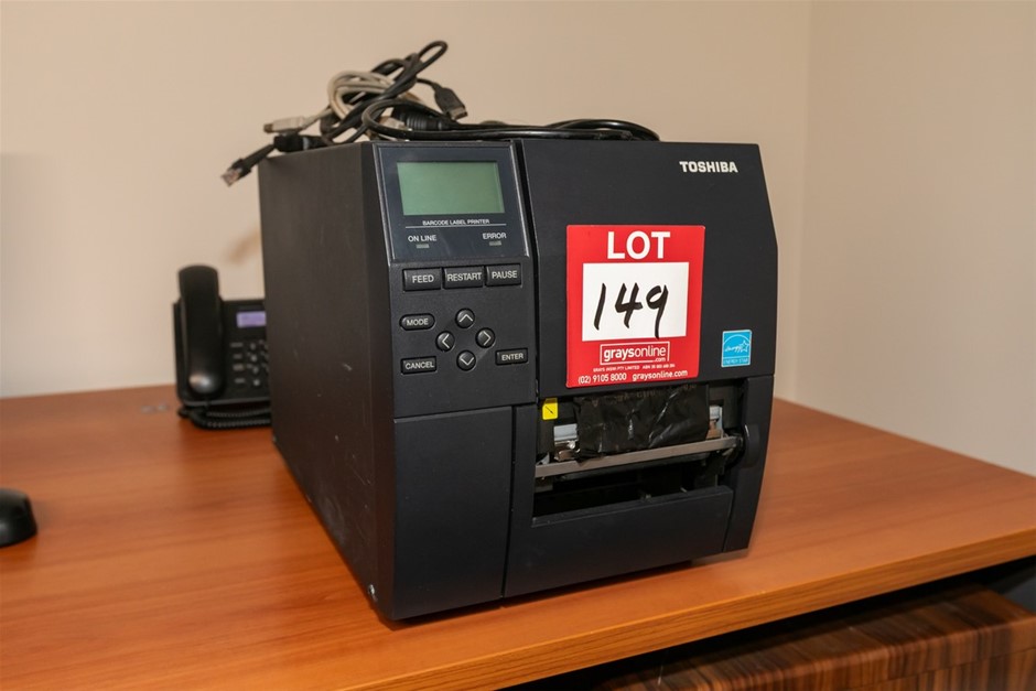 Toshiba B-EX4T2-GS12-QM-R Label Print