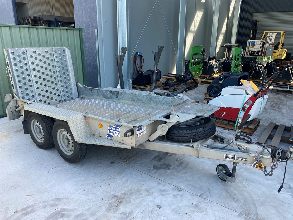 2017 Ifor Williams Galvanised Dual Axle Box/Plant Trailer