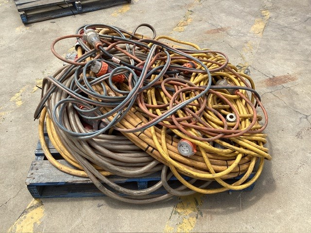 Quantity Of 3 Phase Extension Cords, Pallet Of