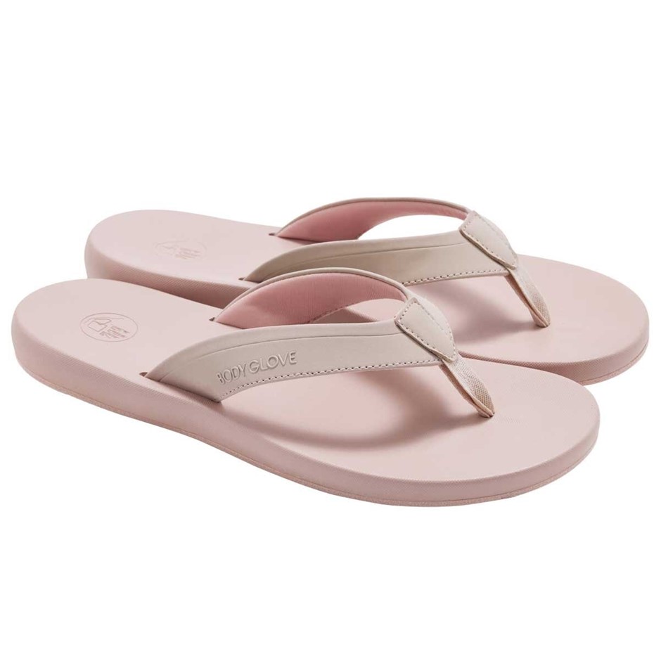 BODY GLOVE Women's Comfort Flip Flops, Size US9, Pink.