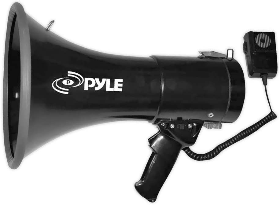 PYLE Megaphone Speaker, Model PMP53IN, Wired Microphone. NB: Used.