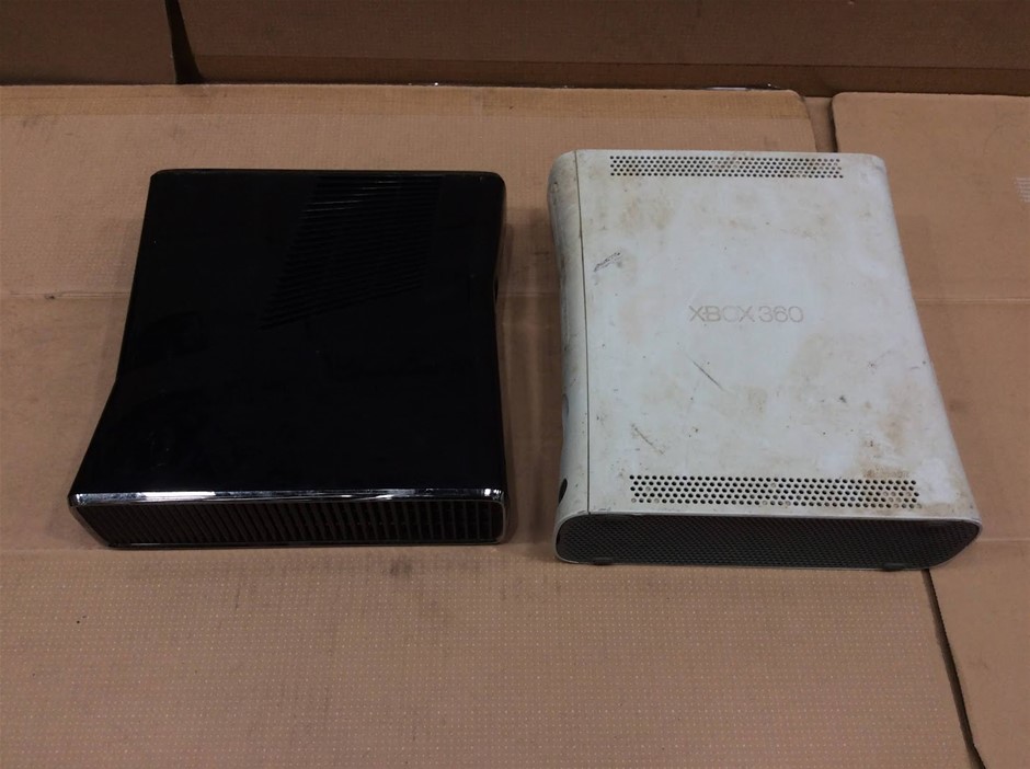 Microsoft Xbox 360 S Game Console (Lot of 2)