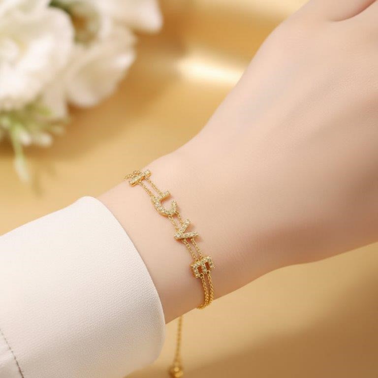 GRA Moissanite White 925 Sterling Silver Bracelet-17.5cm-VVS1