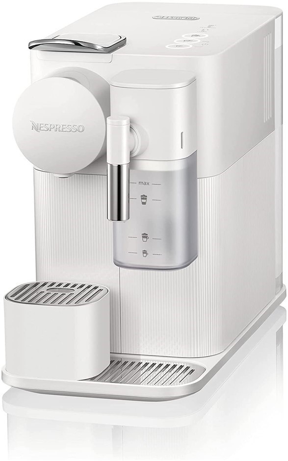 DELONGHI Nespresso Lattissima One, Capsule Coffee Machine, White, EN5010W.