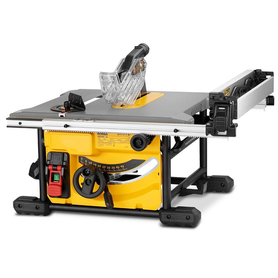 DeWALT 1850W 210mm (8.2") Portable Table Saw. Model DWE7485-XE.