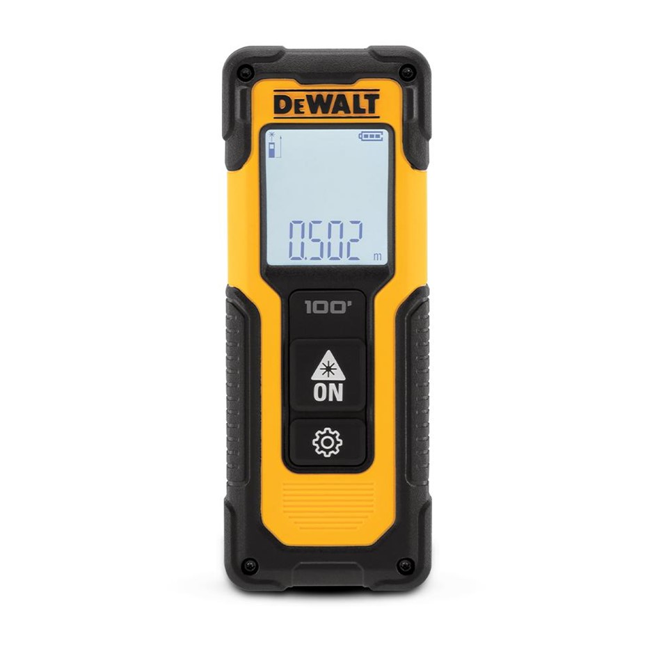 DeWALT 30m Laser Distance Measurer. Model DWHT77100-XJ.