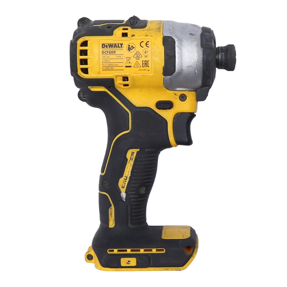 DeWALT 18V XR Brushless Atomic Compact Impact Driver. Skin Only. Model DCF8