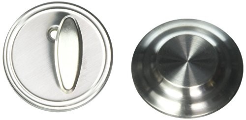 SCHLAGE Dexter JD81 One Sided Deadbolt, Satin Stainless Steel.
